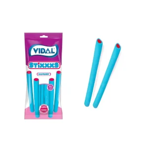 Vidal Saquetas Paus Framboesa Stixx 90gr c/14